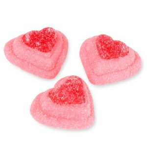 Fini Triple Pink Red Hearts 2.2lb Bag Bulk